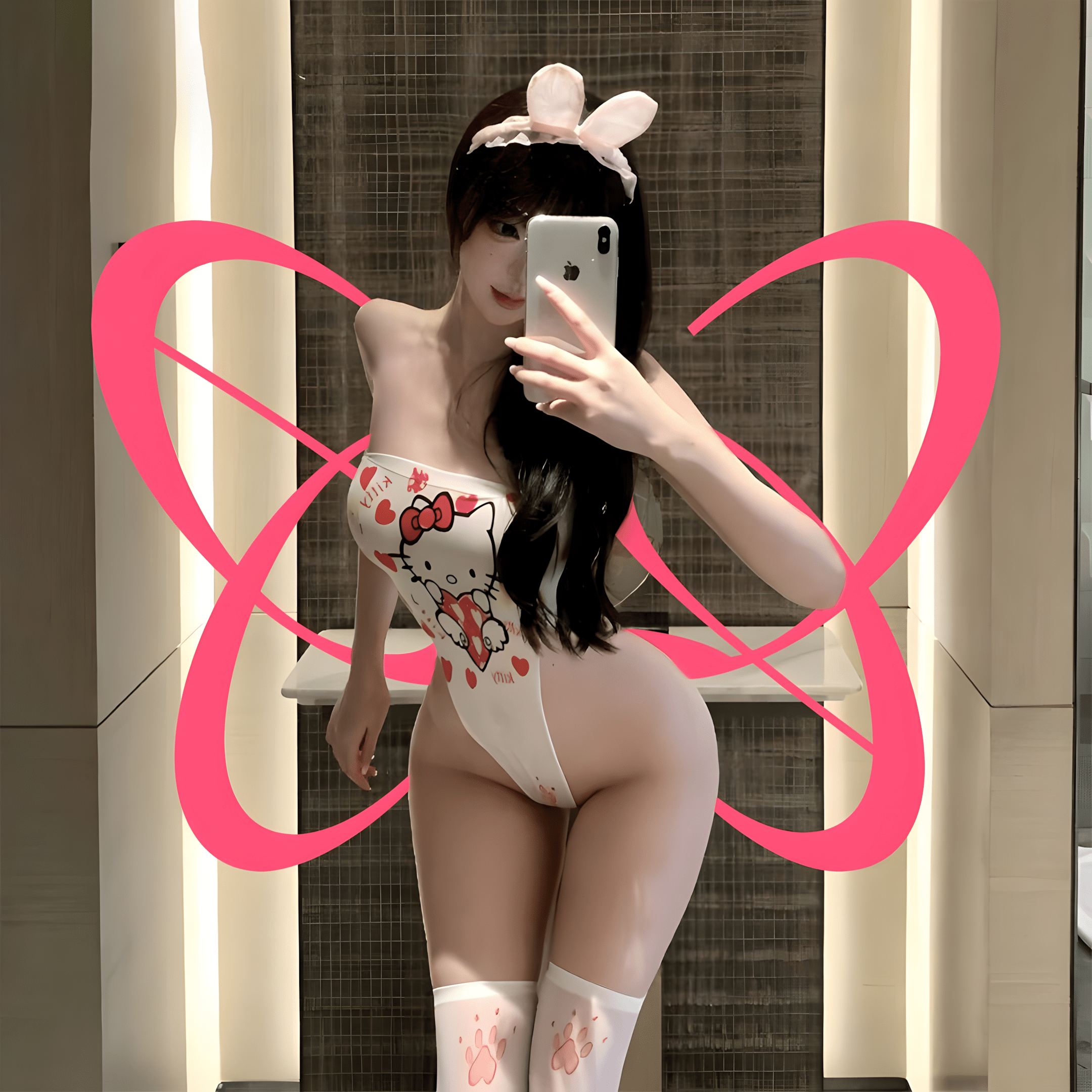 Adorable Hello Kitty Bodysuit - Elustic - 1