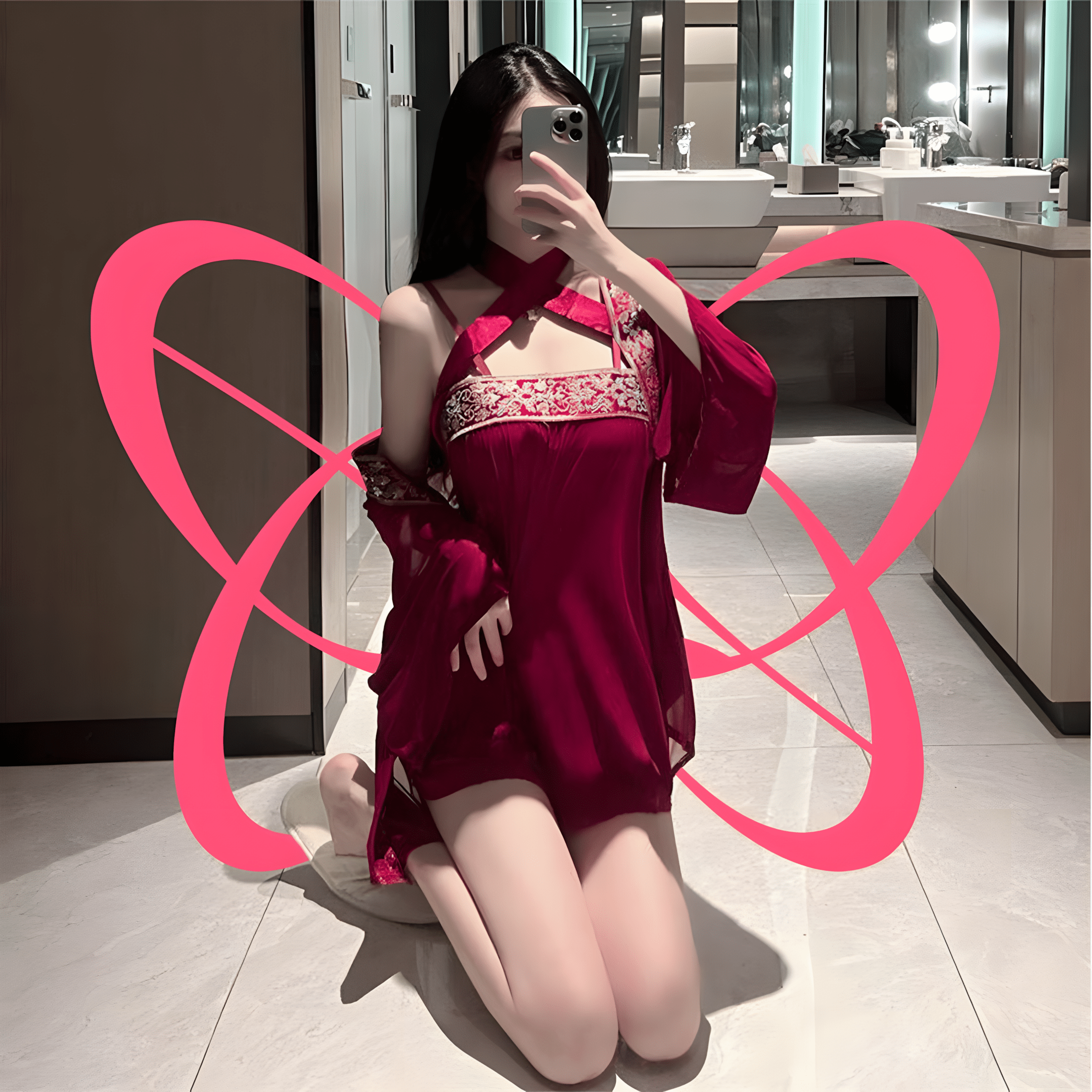 Ancient Hanfu Ji Ling'Er Appearance Pajamas Set - Elustic - 1
