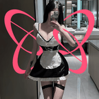 Black Ruffled French Maid Costume Set - Elustic - 1