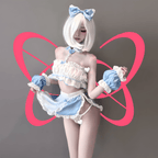Bratty Blue Lolita Maid with Lace Trim Outfit - Elustic - 1