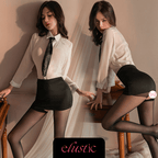 Executive Tight Hip Secretary Uniform - Elustic - 2