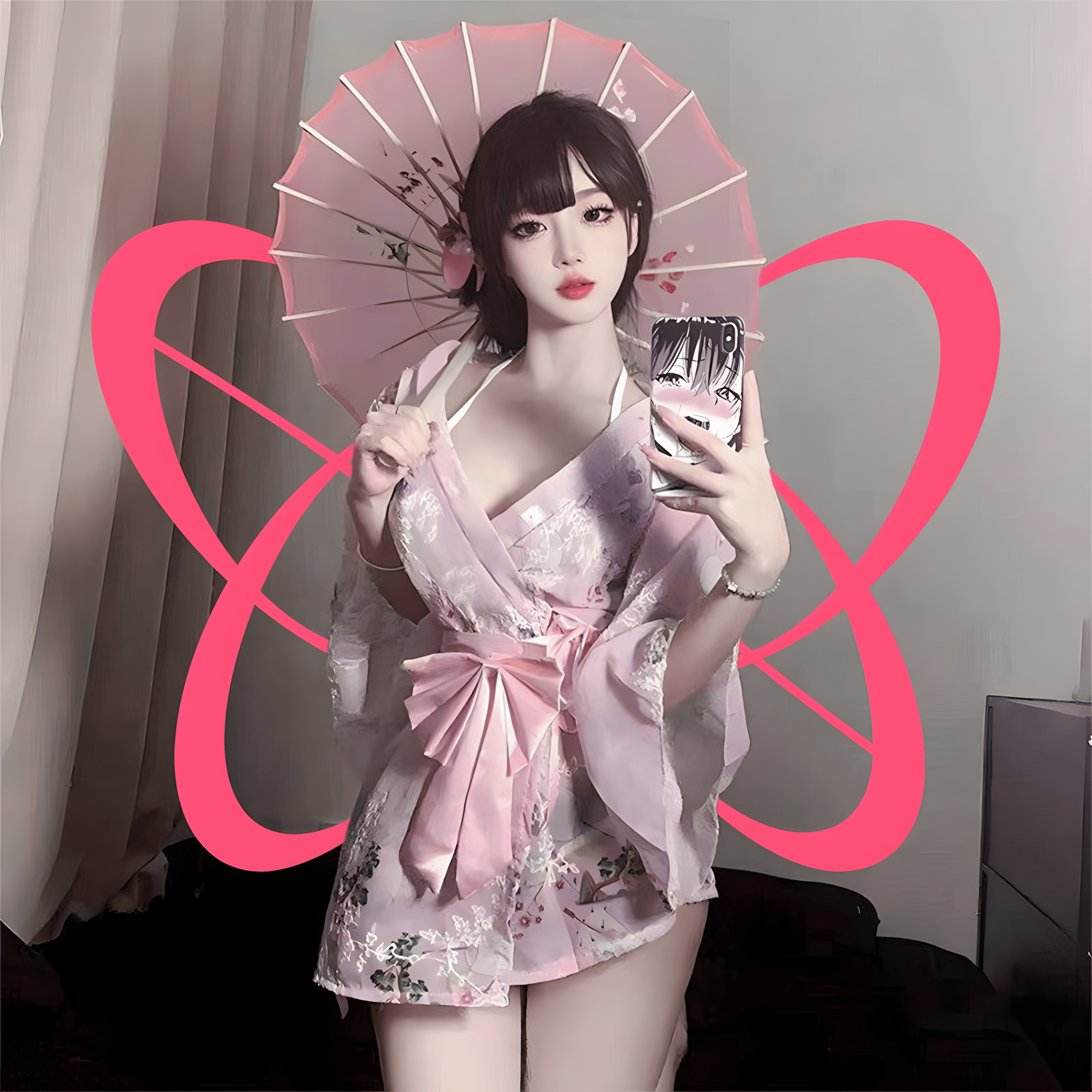 Kimono Japanese-style Bathrobe Set - Elustic - 1