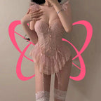 Lace Adult Curvy Nightgown - Elustic - 3