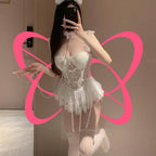 Lace Adult Curvy Nightgown - Elustic - 1