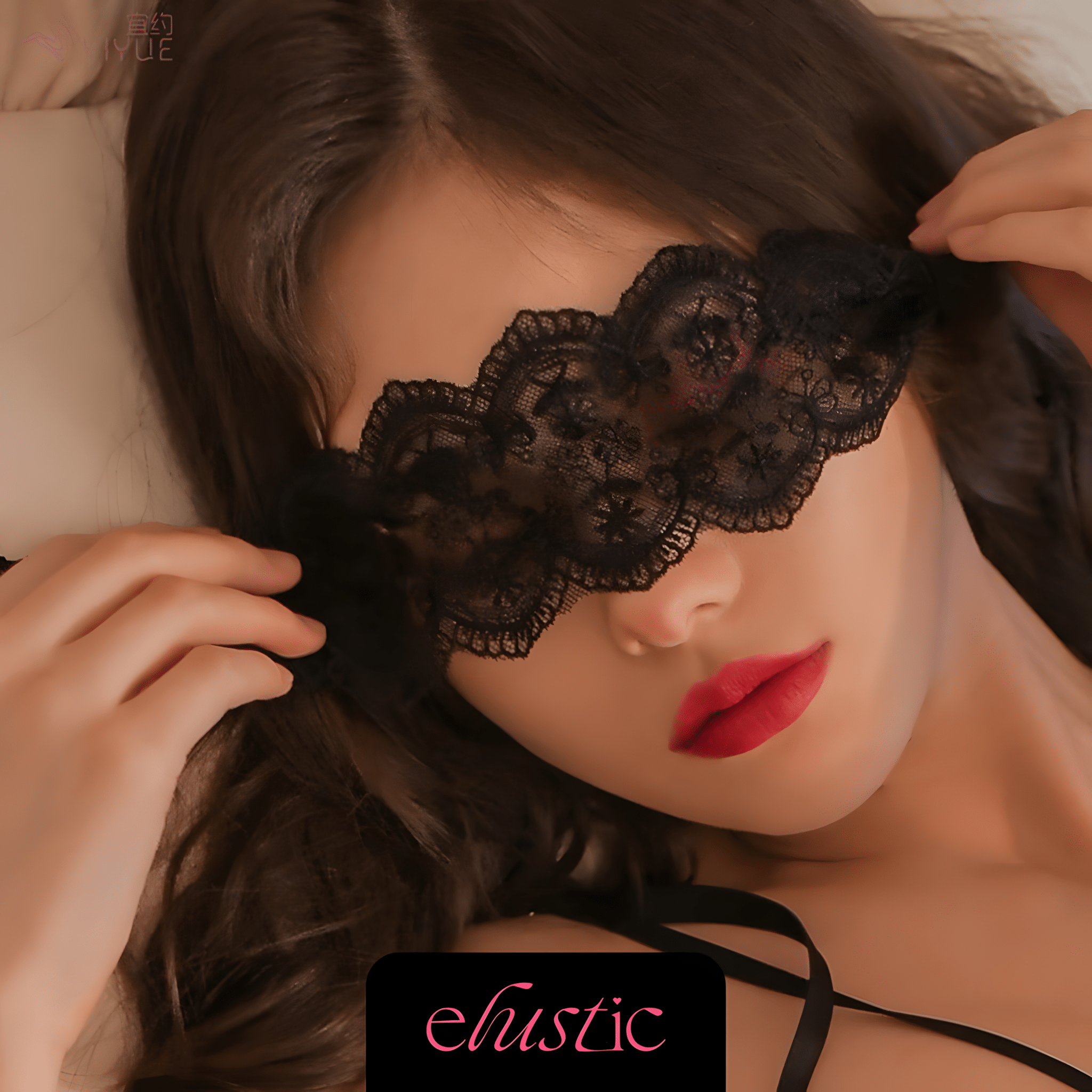 Lace Blindfold - Elustic - 1