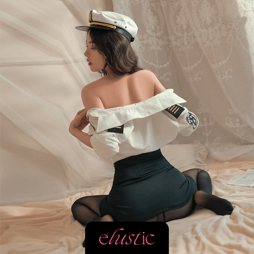 Law Enforcer Police Lingerie Set - Elustic - 2