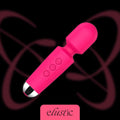 Pink Medium Wand Vibrator - Elustic - 1