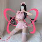 Pink Playful Nurse Outfit - Elustic - 1