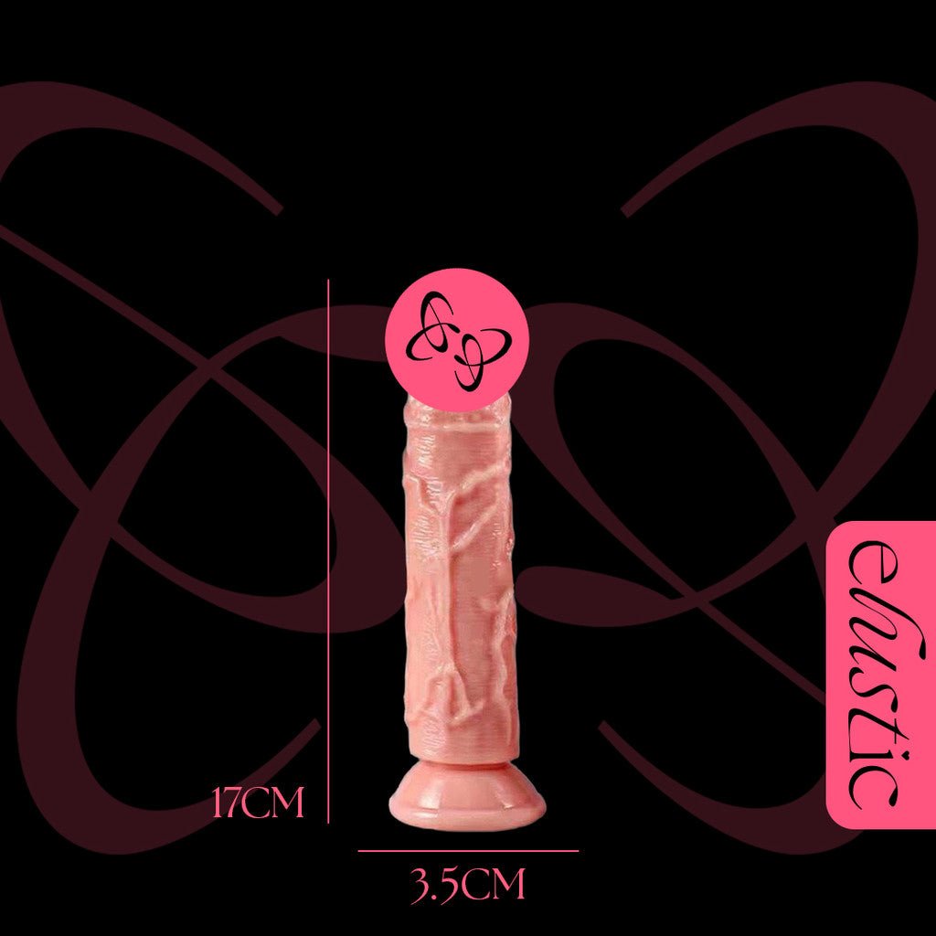 Realistic Silicon DIldo - Elustic - 5