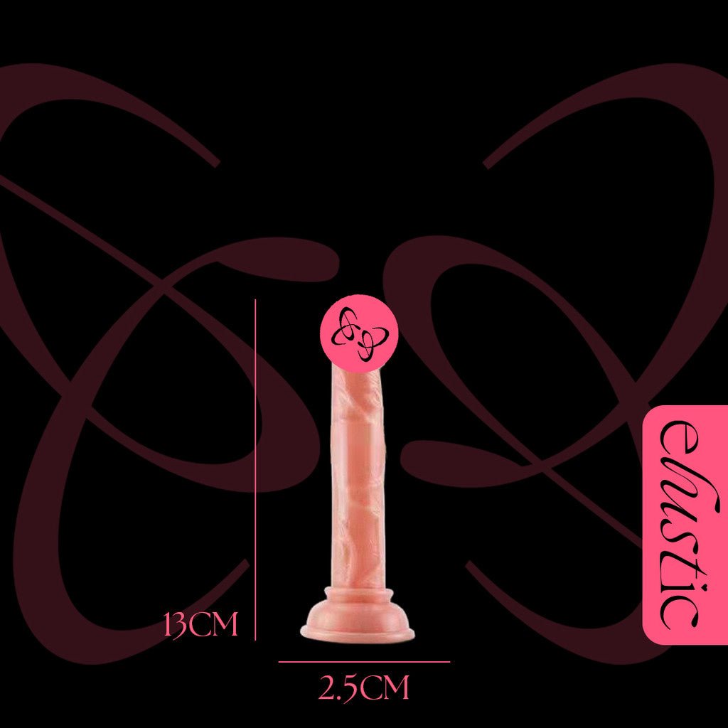 Realistic Silicon DIldo - Elustic - 3