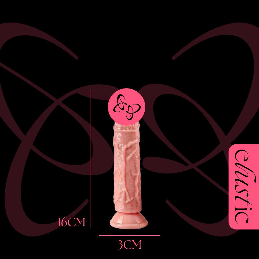 Realistic Silicon DIldo - Elustic - 4