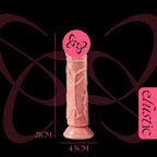 Realistic Silicon DIldo - Elustic - 7