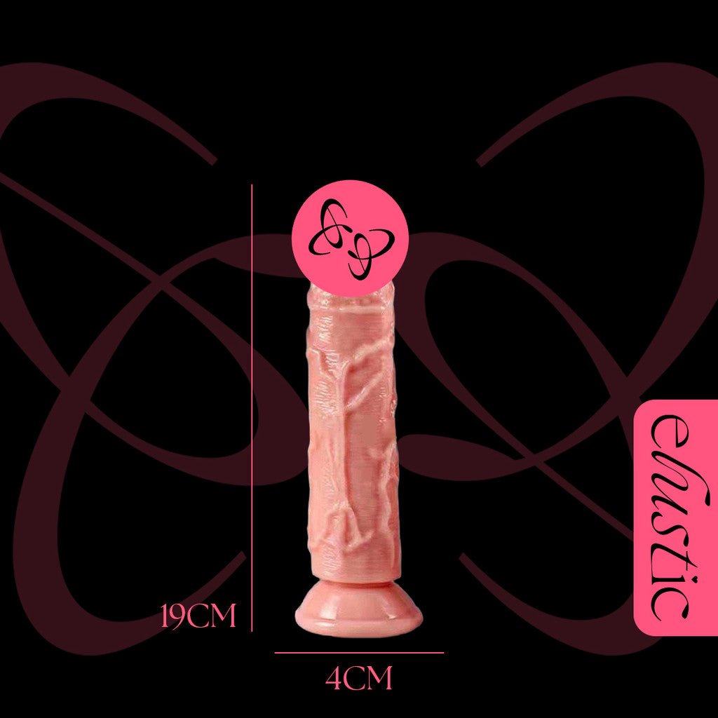 Realistic Silicon DIldo - Elustic - 6
