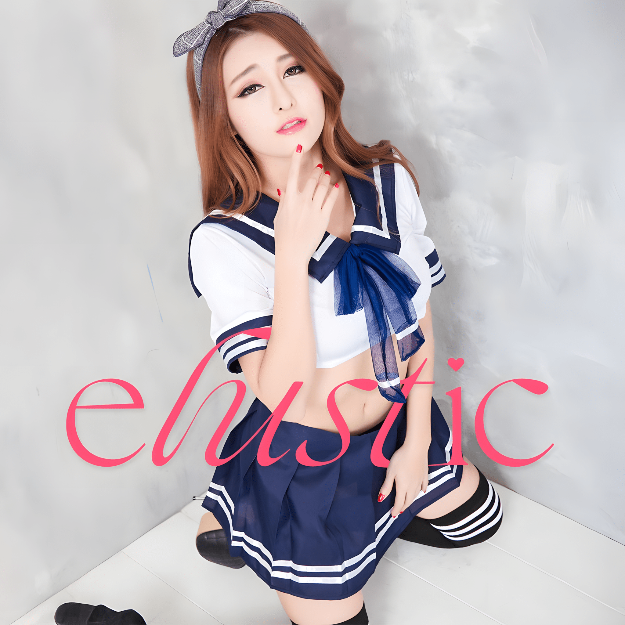 Schoolgirl Sailor Uniform - Elustic - 1