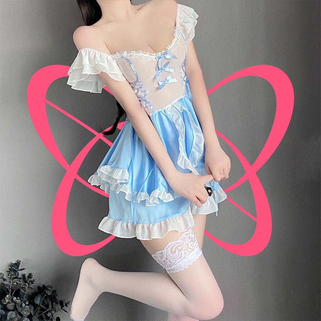 Seductive Cute Maid Costume - Elustic - 4