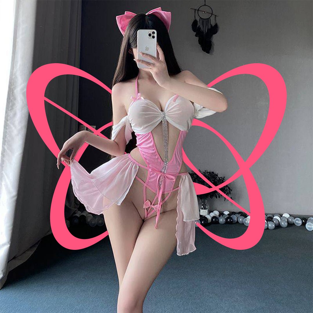 Sexy Maid Outfit Sleepwear - Elustic - 4