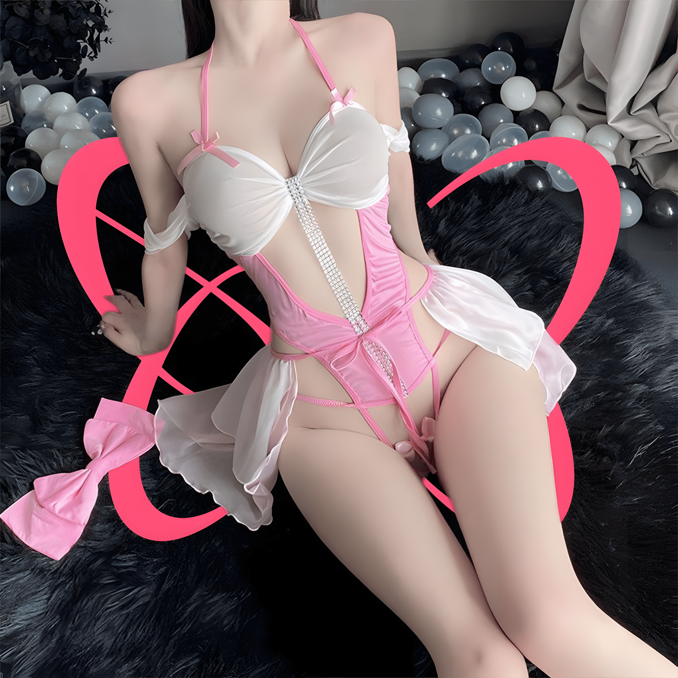Sexy Maid Outfit Sleepwear - Elustic - 2