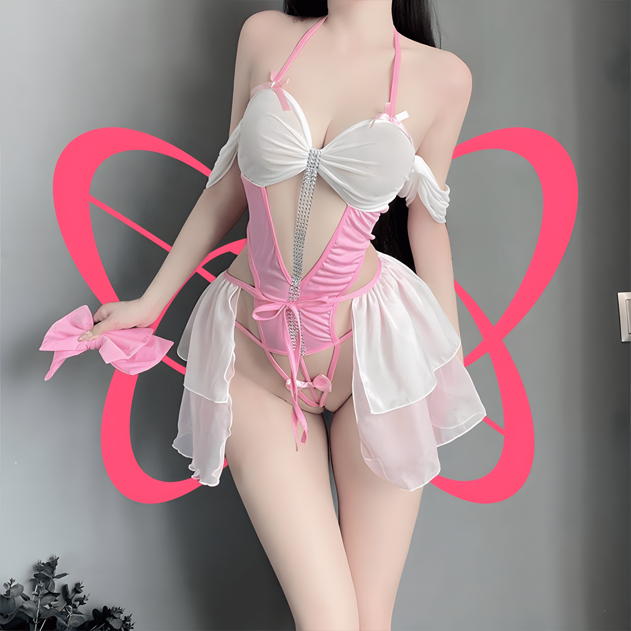 Sexy Maid Outfit Sleepwear - Elustic - 1