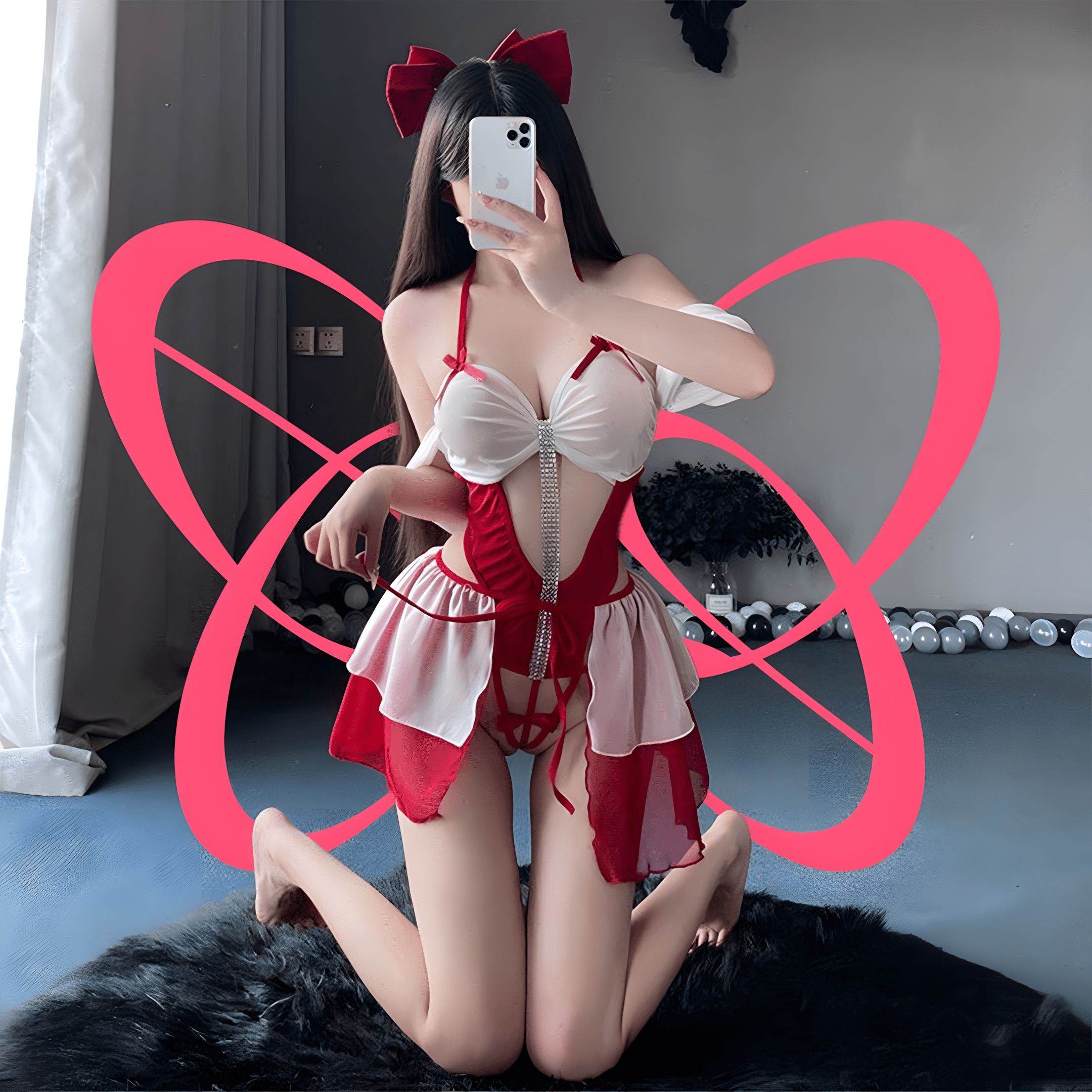 Sexy Maid Outfit Sleepwear - Elustic - 5